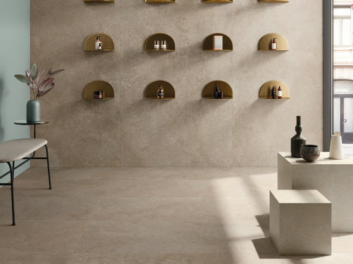 BRYSTONE GOLD - Porcelain stoneware wall/floor tiles _ CERAMICHE KEOPE